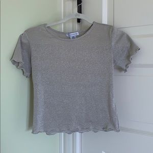 Urban Outfitters Sparkly Crop Top
